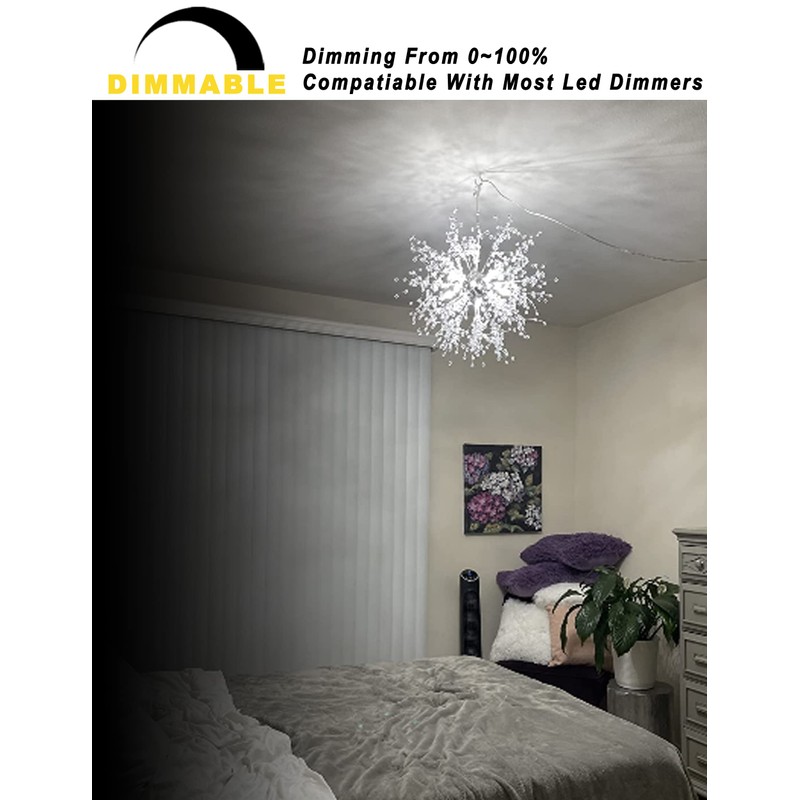 Ziomitus Dimmable BA15D Led Bulbs 120V Daylight 6000K, 40W 50W