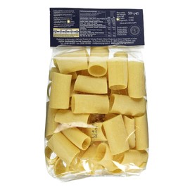 Paccheri Organic Italian Pasta di Gragnano I.G.P. | Pastai Gragnanesi | USDA Certified Organic| 17.6oz (500g) | Pack of 4