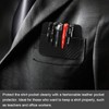 Leather Pocket Protector for Men: 2 Pack Multi Purpose pocket
