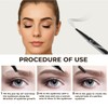 LAXISCREED 2-in-1 Eyebrow Pencil & Eyeliner, Microblading Eyebrow Pen with