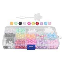 GOTOTOP Dreadlocks Hair Beads, 360 Piezas, Plástico, Resina, Colorful, DIY Accesorios para el Cabello