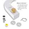 BIDETbidet Left/Right Reversible FRESH WATER Non-Electric Ultra-Slim Toilet Attachment, Ability