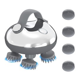 ORIA Electric Cat Massager, Cordless Pet Massager, Waterproof Dog and Cat Massager Tool with 8 Massage Heads, 100 Massage Nodes, Type-C Port, for Soothing Mood, Relieving Tension, Body Relax