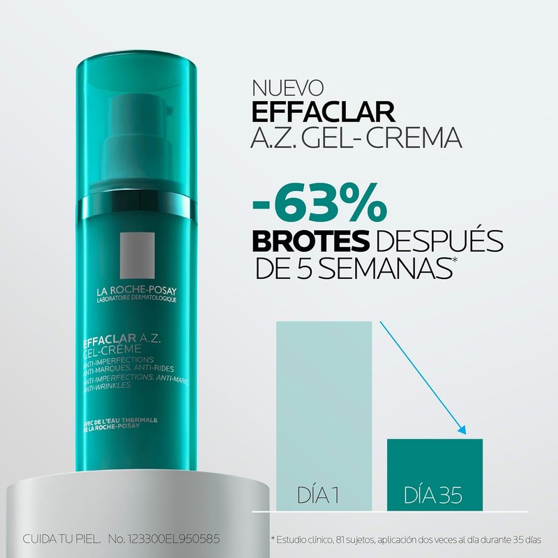 La Roche-Posay Effaclar A.Z Gel-Crema Antiimperfecciones