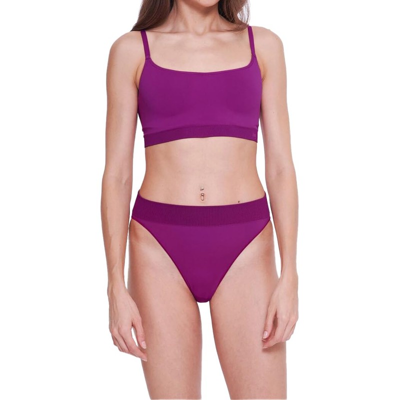 Sloggi Women's Ever Infused Multi VIT P Padded Bra, Violet