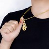 LXSSLY Black Boxing Glove Necklace for Men,Punk Boxing Chain,Goth Boxing
