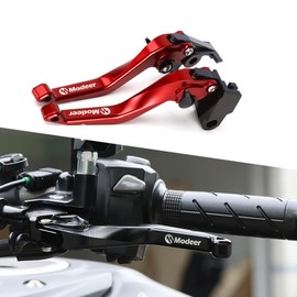 Modeer for Rebel CMX 500 Rebel CMX 300 2017-2023 Motorcycle Aluminum Shorty Brake Clutch Levers Rebel cmx500 cmx300 Accessories (red)