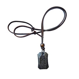 Norse Alley Viking Rune Pendant Mannaz | Humanity Rune Necklace | Norse Self Awareness Amulet | Viking Jewelry