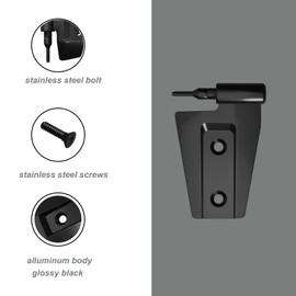 4 Door Hinges for Jeep Wrangler 2007-2018 JK JKU Unlimited Rubicon Sahara OEM Replacement (Outside Door Hinges)