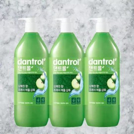 Denltrol 댄트롤 비듬두피 상쾌한향 프레쉬애플 샴푸 820ml 3개 Dandruff Control Fresh Apple Shampoo 820ml 3pcs