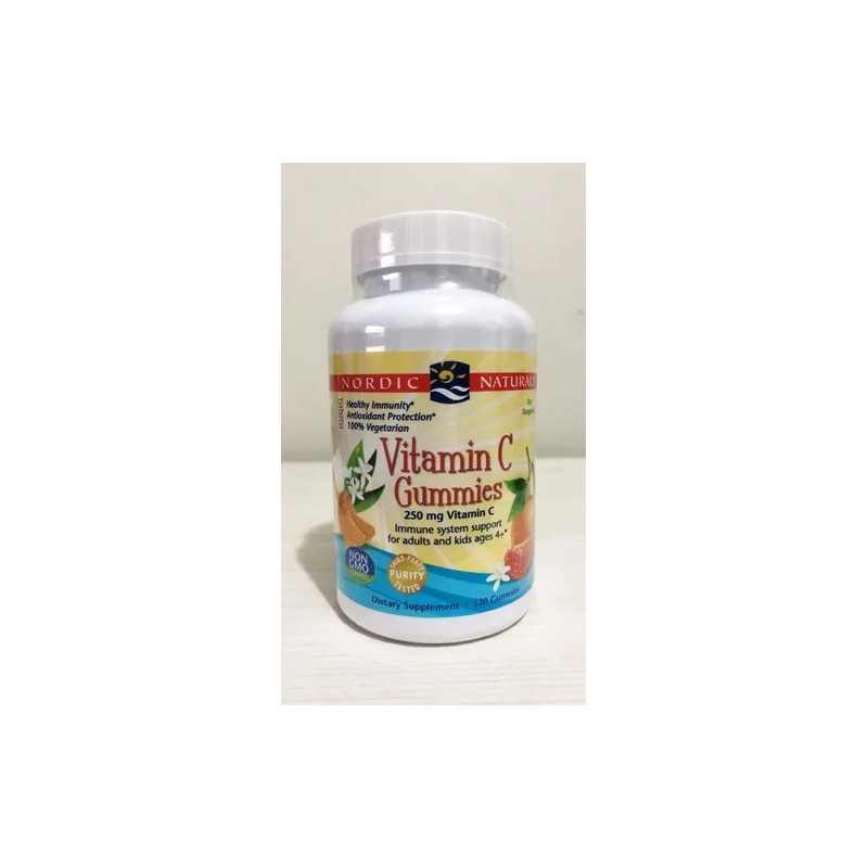 Vitamina C 250 mg 120 gomitas - Nordic Naturals Consulte