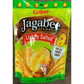 Calbee Jagabee Lightly Salted Thick Whole Fry Cut Potato Crisps 4 oz **NEW**