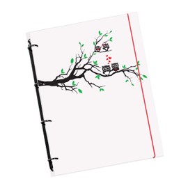 flexiNotes Notebook A5, type: owls, lined, 75 sheets, lined - ring S