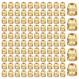 100 Stücke Heißer Schmelzen Kupfermuttern, Hardwarezubehör, Nussbefestigungen, Teile Aus Elektronischen Geräten.