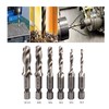 YFFSFDC Drill Tap Drill Bit Hex Shaft Set of 6