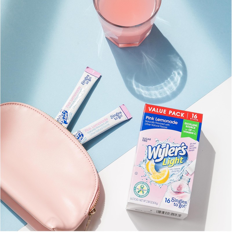 Wyler's Light Singles To Go Powder Packets, Water Drink Mix,