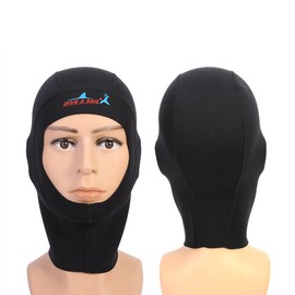 1/3Mm Bib Hood Diving Neoprene Snorkeling Wetsuit Hood Surf Divers Hat for Men Women (S(1Millimeter)) Hood Diving Hood