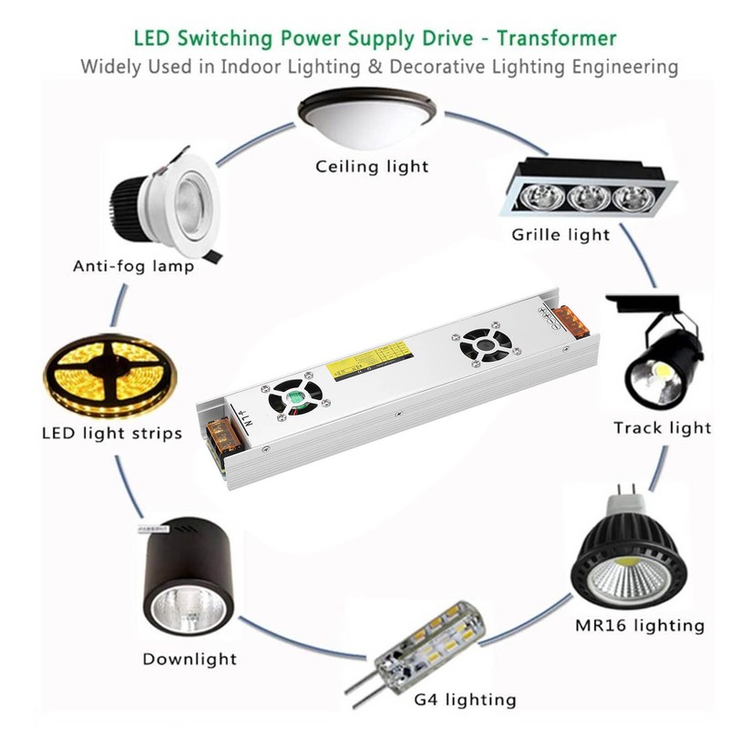 400W Switching Power Supply Indoor LED Strip Light Box Driver