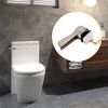 Hibbent Universal Metal Front Mount Toilet Handle Replacement Kit, Brass