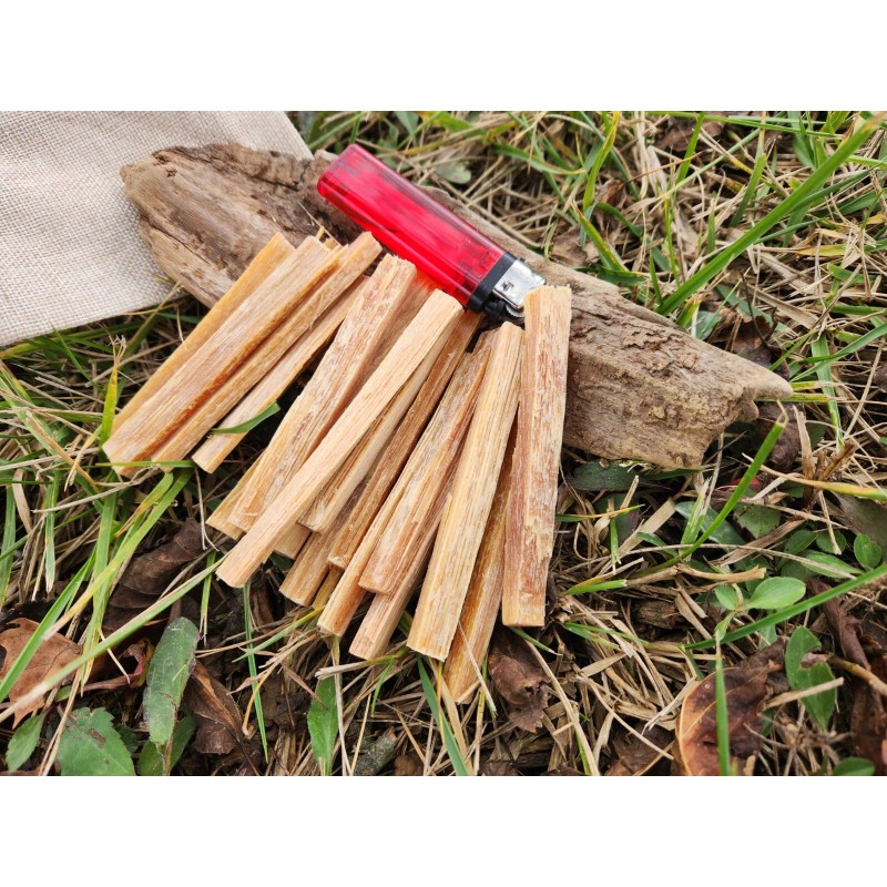 Bushcraft Fire Starting Firestarting Preparedness 2 PACK Fatwood Free Shipping