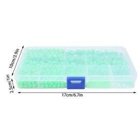 SUNGOOYUE Luminous Fishing Bead, Pack of 900 Multi Model Fishing Beads Glow Fishing for Outdoor Fishing Saltwater S¨¹ Water, Other Fishing Devices and Accessories