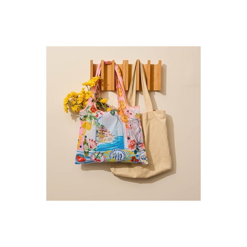 Foldable Shopping Bag, Illustrated Shopper, 47 x 35 cm, 15kg