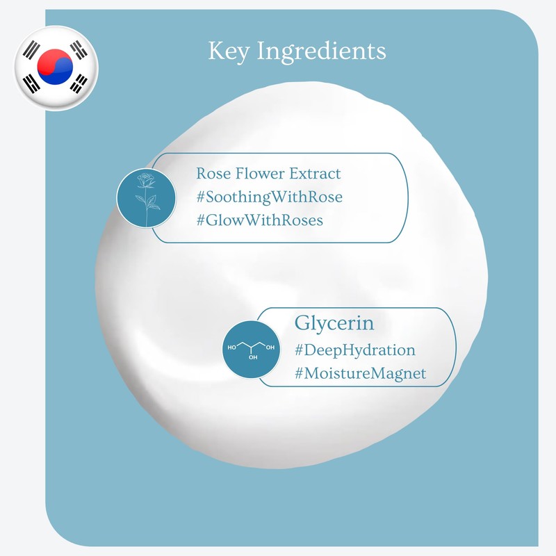 esfolio Rose Cleansing Foam – Gentle Daily Face Cleanser with