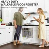 4x8 Floor Register, Floor Vent Covers 2 Pack, Steel Adjustable