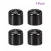 sourcing map 4 Pack 55mm ID Black Screw Thread Protectors