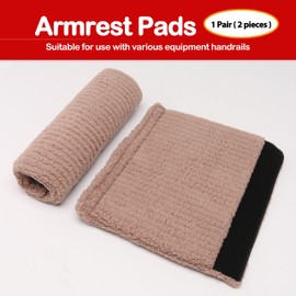 TOMMHANES AMISGUOER Wheelchair Armrest Pads 9 Inch Wheelchair Arm Rest Covers Wheelchair Arm Pads Wheelchair Armrest Pads Washable (WP09N-10B)