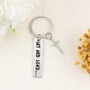 PLwelth Cross Keychain for Women Men Christian Cross Keyring Inspirational