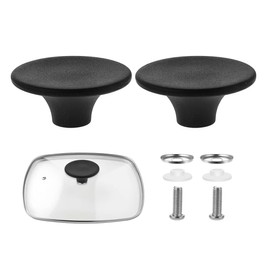 Universal Stainless Steel Replacement Knob Handles, 2 Pcs Pot Lid Knob