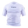 Progress Jiu Jitsu Academy Short Sleeve Sleeve Rashguard, White, X-Large
