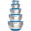 Viking Mixing Bowls Set, 10 Piece Stainless Steel Kitchen Cookware,
