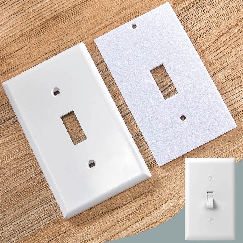 Tondiamo 30 Pcs Outlet Insulators Foam Outlet Insulation Pads Electrical