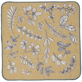 Hyundai Department Store Made in Japan 100% Cotton HUMMING Towel Handkerchief Botanical