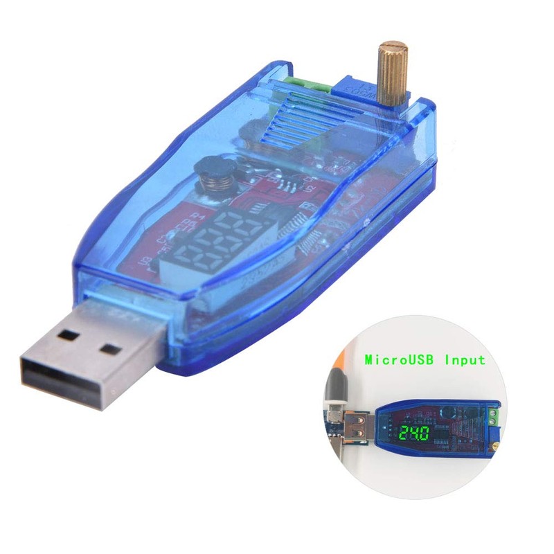 DC to DC USB Input Converter Board, DC5V to DC1-24V