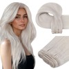 Easyouth Blonde Weft Human Hair Extensions Natural Human Hair Extensions