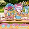 221Pcs Baseball Ice Cream Drip Plates Tableware Set (Serves 26)
