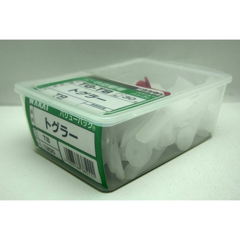 WAKAI Hollow Wall Togglers are recommended TB, Pack of 30 TG – TB