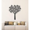 Vinyl Wall Decal Nature Tree Geometric Leaves Pattern Stickers Mural