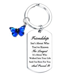 Nfyxcaz Friendship Gifts Friends Gifts Bestie Keychain Gifts for Women Gifts for True Friends Unique Friend Gifts for Girls Sister Friends Birthday Christmas Gifts