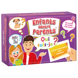 KANGUR Kinder gegen Eltern Wer bin ich? Family Game, Board Game for Children and Adults, Quiz, Card Game, 7+ Years