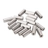 20 Pcs Round Connector Nut M6x1.0 10 L25mm Rod Coupling