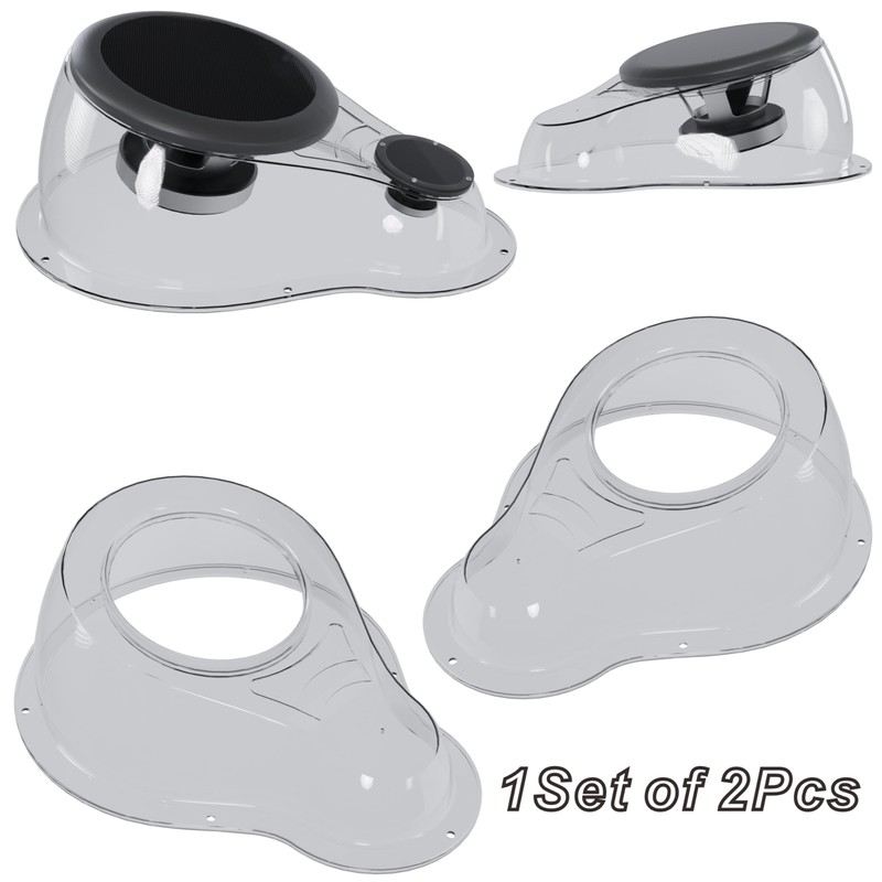 2PCS Speaker&Tweeter Boxes Universal for 6.5" Speakers for UTV ATV