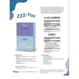TruVision Health *NEW* Truvision Health Truvy TruSlumber &  Renu Detox 7 Day Sample Pack - Sealed