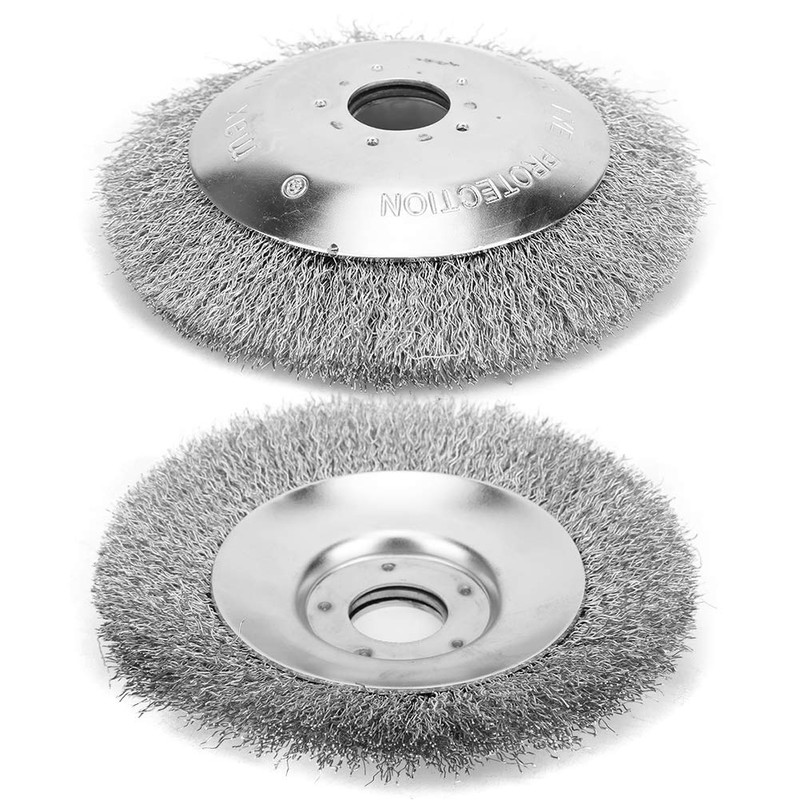 6in Derusting Weeding Wheel Mower Twisted Wire Non Rust Durable