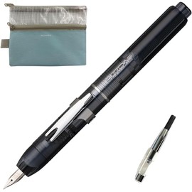 Platinum Curidas PKN7000 Full Nib Pen with Converter Set (#7 Graphite Smoke, F (Fine))