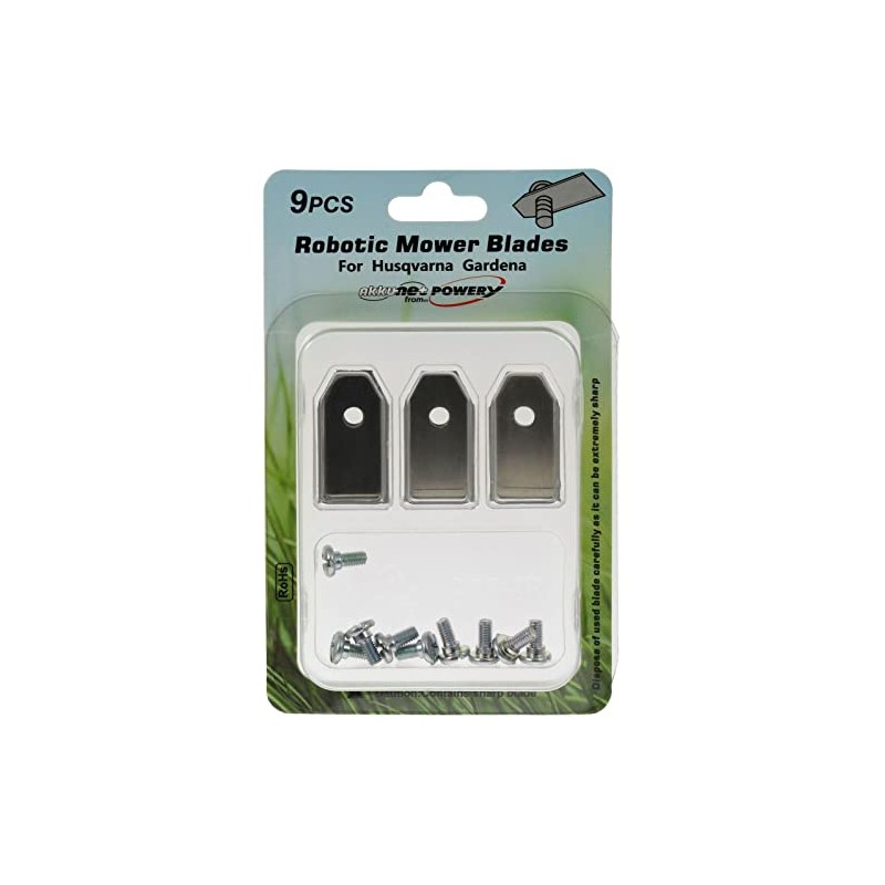 akku-net 9 x Replacement Blade / Cutting Blades (0.75 mm)