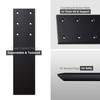 Yampos 10" Countertop Support Brackets (4 pcs) for Granite, Heavy